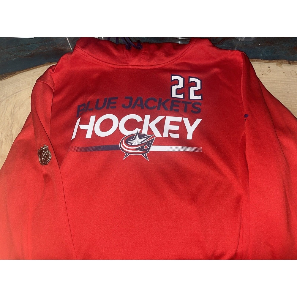 Jake Bean #22 Columbus Blue Jackets (Team Hoodie) (Size L)